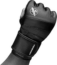 Рукавиці для MMA Hayabusa T3 - Чорні M 4oz (Original), фото 4