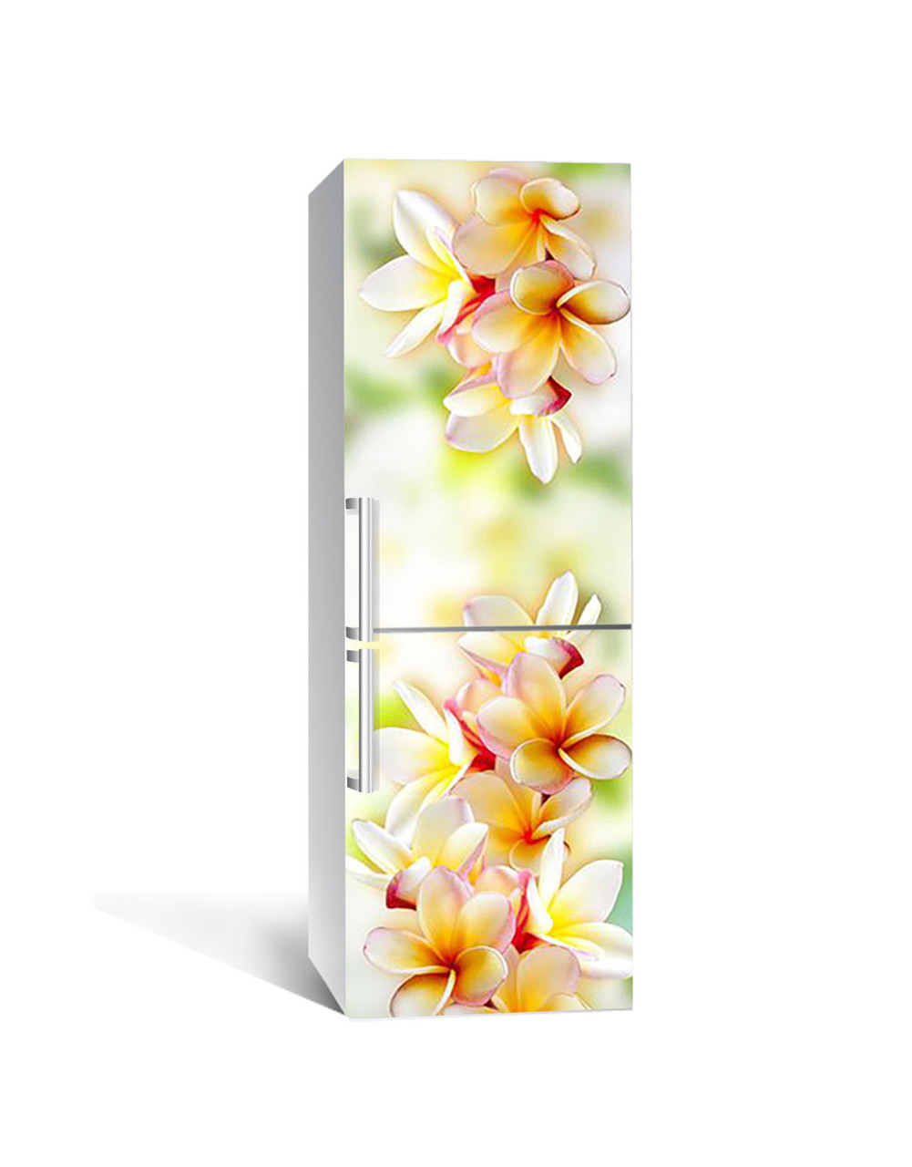 65х200 см Плівка самоклеюча для холодильника, декор холодильника, шпалери для холодильника Гавайські Леї, фото 1