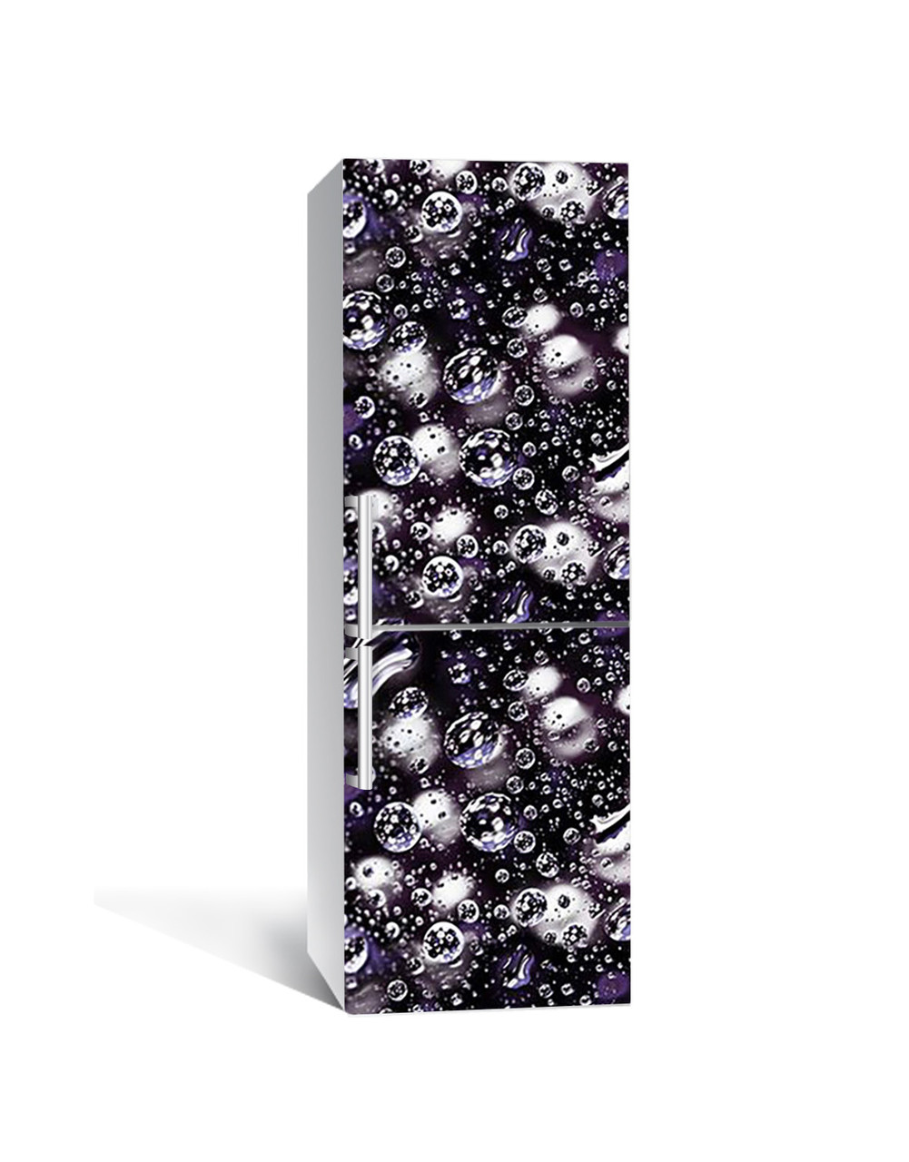 65х200 см Плівка самоклеюча для холодильника, декор холодильника, шпалери для холодильника Бульбашки, фото 1