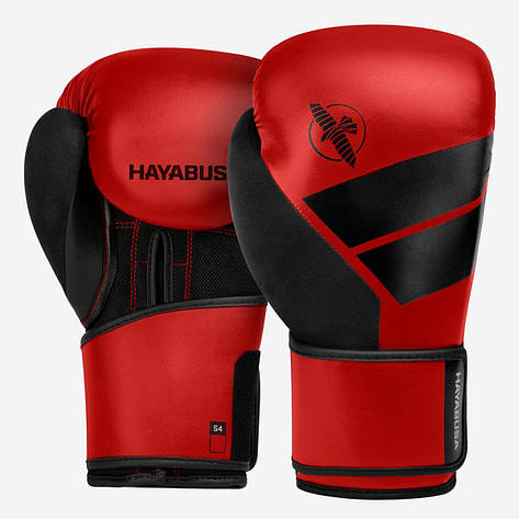 Боксерські рукавиці Hayabusa S4 - Червоні 14oz (Original) M Шкіра, фото 1