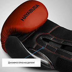 Боксерські рукавиці Hayabusa S4 - Червоні 14oz (Original) M Шкіра, фото 4