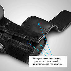 Боксерські рукавиці Hayabusa S4 - Charcoal 12oz (Original), фото 6