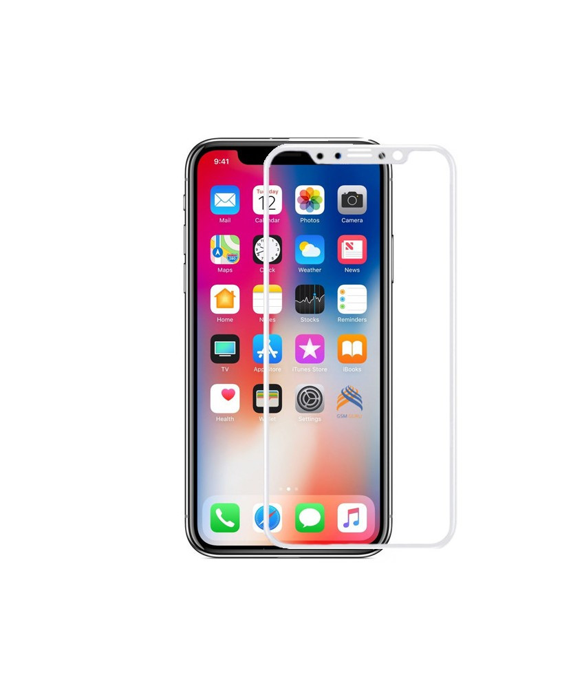 Apple iPhone X/XS/11 Pro Захисне скло 5D White