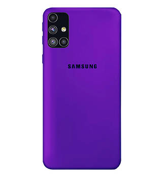 Чохол Silicone case для Samsung Premium M31S Ultraviolet (07) фіолетовий