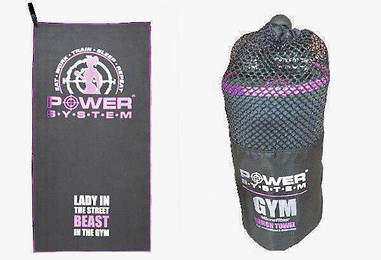Фітнес-рушник жіночий Power System PS-7003 Grey/Pink