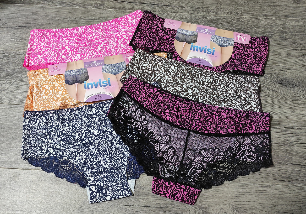 Жіночі труси з мереживом низька посадка 42-48р, фото 1