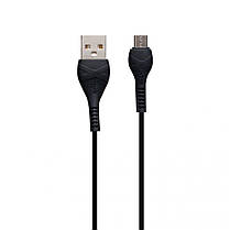 АЗП Micro USB 5V/3.4A/18W 2USB QC3.0 Z31 black Hoco, фото 3