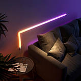 Розумні світлодіодні LED панелі Govee Glide Wall Light RGBIC 6+1 шт., фото 9