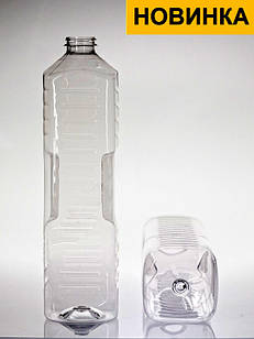ПЕТ Пляшка під оливу 1,8 л з ручкою і 2-компонентною кришкою Ø 38 мм.