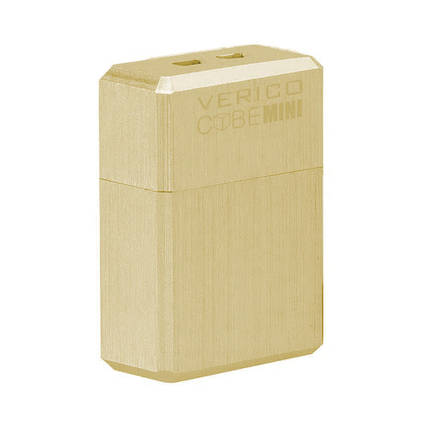 USB Flash 32GB Verico Cube Mini gold, фото 2