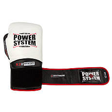 Боксерські рукавиці Power System PS 5004 Impact White 16 унцій, фото 5