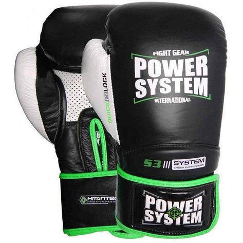 Боксерські рукавиці Power System PS 5004 Impact Black 10 унцій, фото 1