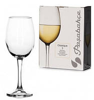 Келих для вина 360 мл CLASSIQUE PASABAHCE 440151 набір 2 шт.