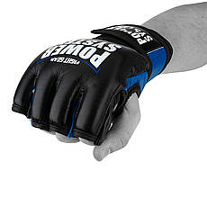 Рукавички для ММА Power System PS 5010 Katame Evo Black/Blue S/M, фото 4