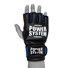 Рукавички для ММА Power System PS 5010 Katame Evo Black/Blue S/M, фото 5