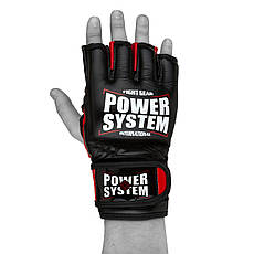 Рукавички для ММА Power System PS 5010 Katame Evo Black/Red S/M, фото 4