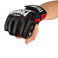 Рукавички для ММА Power System PS 5010 Katame Evo Black/Red S/M, фото 6