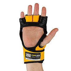 Рукавички для ММА Power System PS 5010 Katame Evo Black/Yellow L/XL, фото 4
