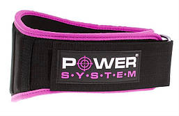 Пояс для важкої атлетики Power System PS-3210 Woman’s Power неопреновий Pink S, фото 2