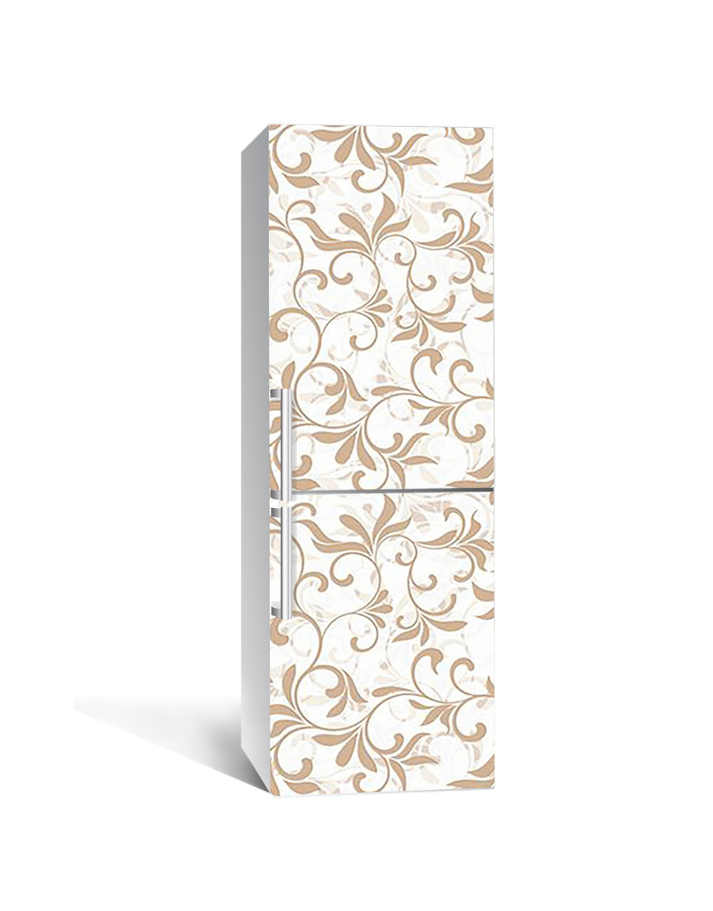 65х200 см Плівка самоклеюча для холодильника, декор холодильника, шпалери для холодильника Вензель ботаніки, фото 1