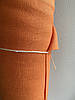Помаранчева лляна тканина, колір 1250, фото 6