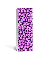 65х200 см Пленка для холодильника, виниловый декор холодильника, клеящаяся пленка для кухни Пурпурная пудра,