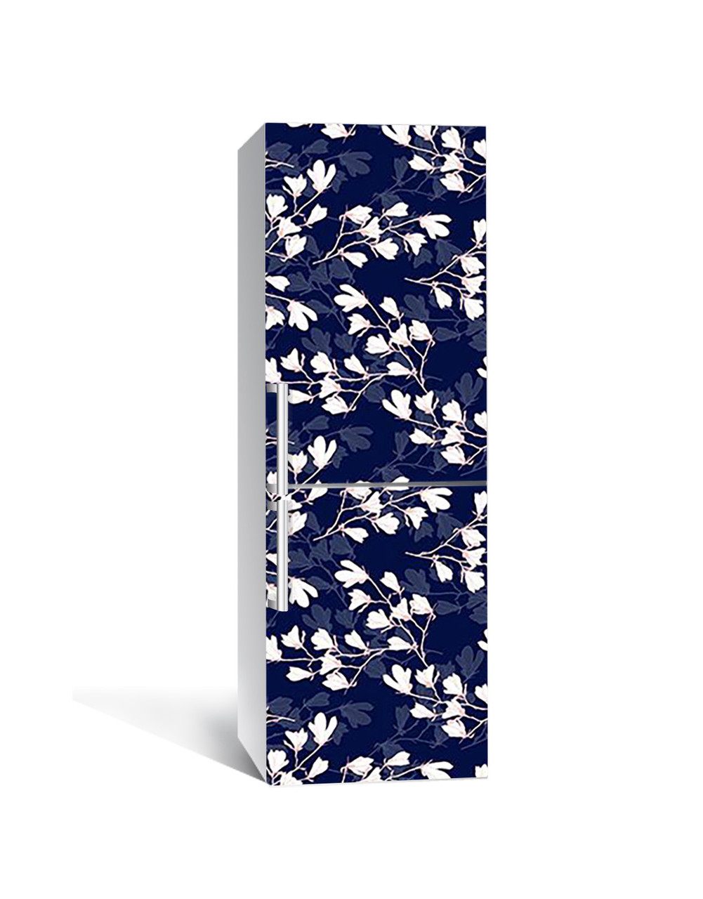 65х200 см Плівка самоклеюча для холодильника, декор холодильника, шпалери для холодильника Японська ніч, фото 1