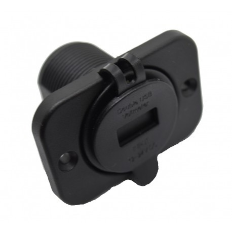 Розетка USB 2 виходи 4,2 А і Вольтметр, фото 1