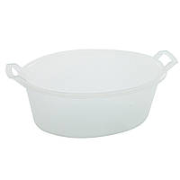 Підставка для цукру та чаю "тазик", пластик, колір прозорий The Bars C012C