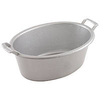 Підставка для цукру та чаю "тазик", пластик, колір срібний The Bars C012MS