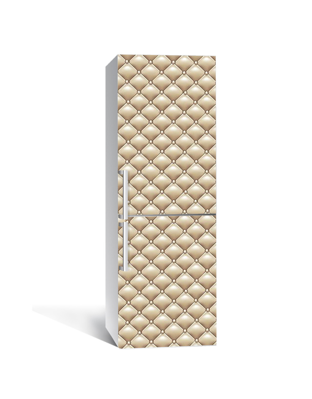 65х200 см Плівка самоклеюча для холодильника, декор холодильника, шпалери для холодильника Королівський ромб, фото 1