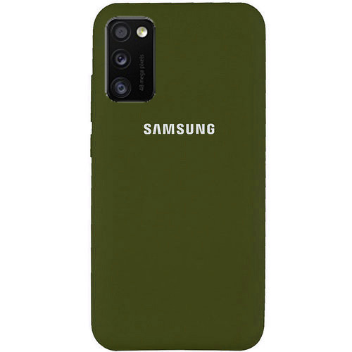 Чохол Silicone case для Samsung Premium S20 Plus Khaki (25) зелений