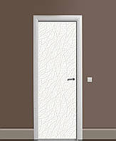 65х200 см, Декоративні наклейки на двері, наклейки на кухню, наклейки на двері міжкімнатні, наклейка вініл Скляна павутина