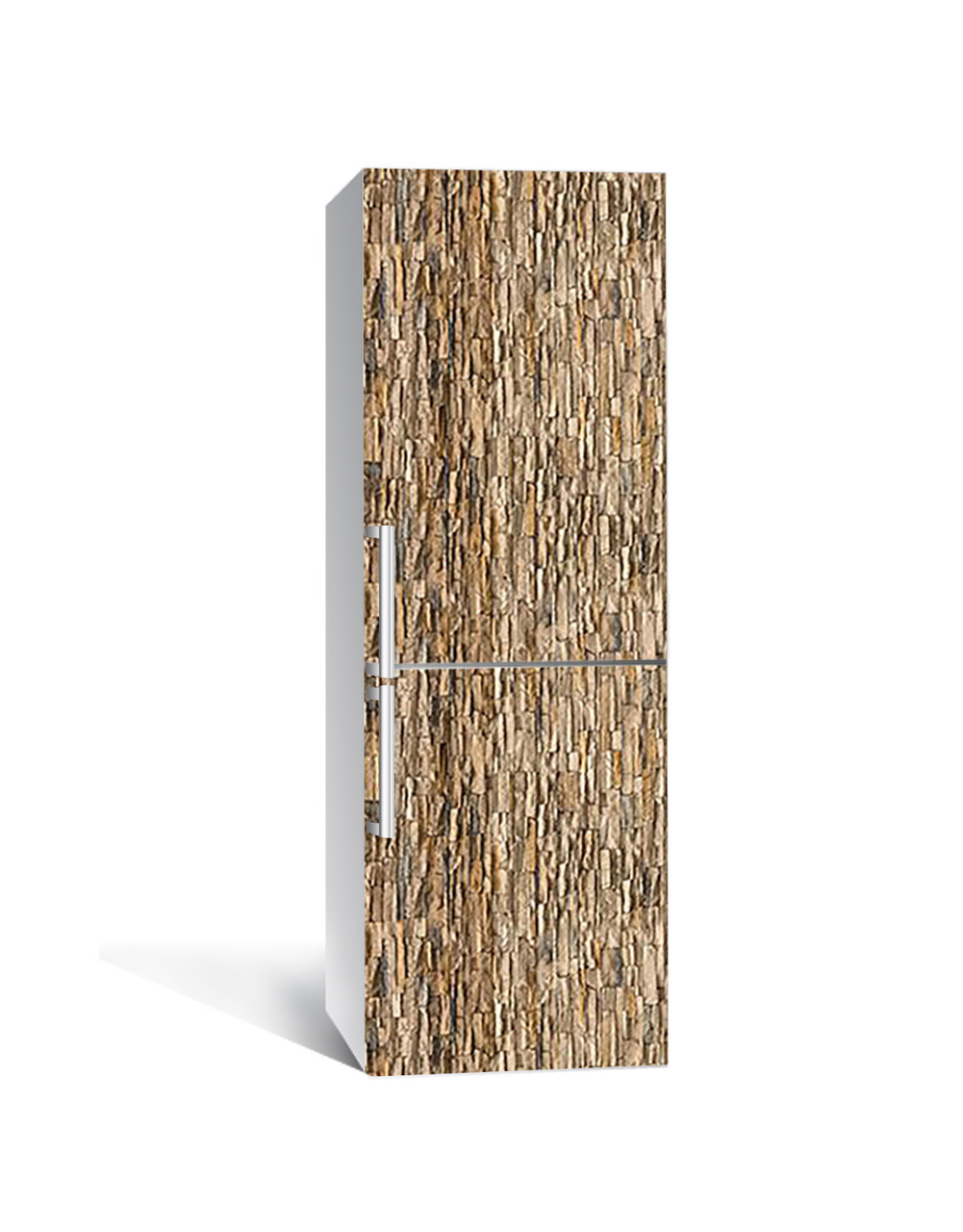 65х200 см Плівка самоклеюча для холодильника, декор холодильника, шпалери для холодильника Стіна з пісковика, фото 1