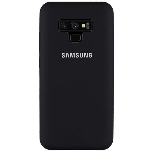 Чохол Silicone case для Samsung Premium Note 9 Black (03) чорний, фото 1