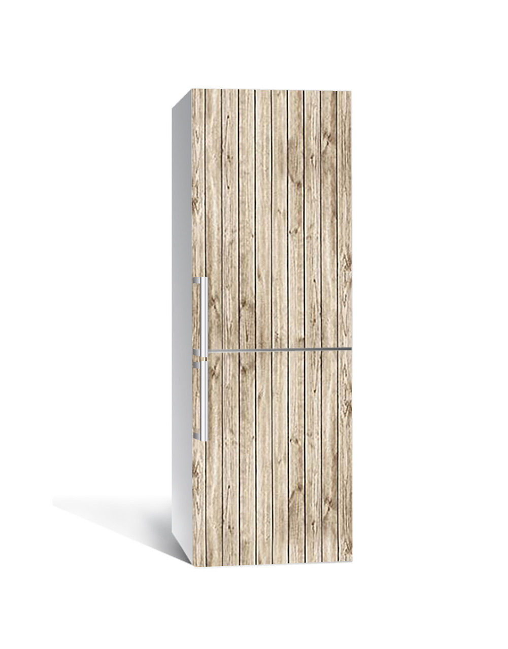 65х200 см Плівка самоклеюча для холодильника, декор холодильника, шпалери для холодильника Горизонтальна дошка, фото 1