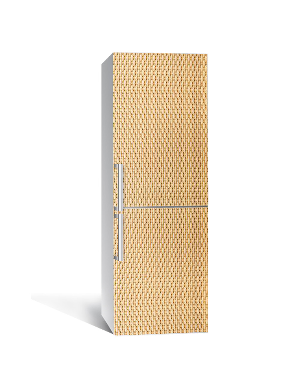 Наліпка на холодильник Канатне плетіння 60х180 cм декор для обклеювання холодильника, фото 1