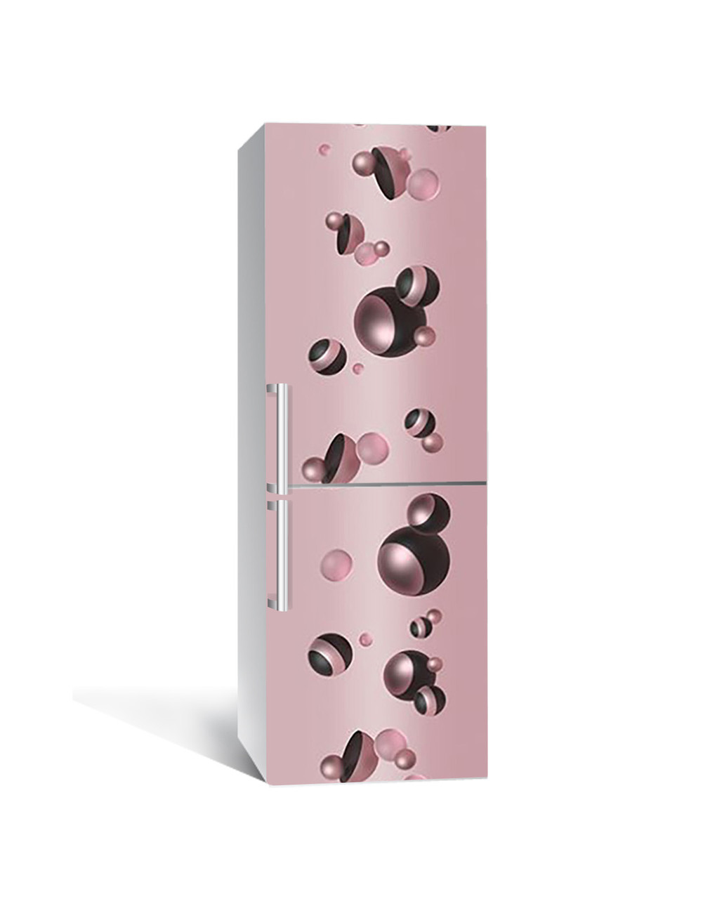 65х200 см Плівка для холодильника, наклейки на холодильник, плівка для кухонних меблів Рожевий перли, фото 1