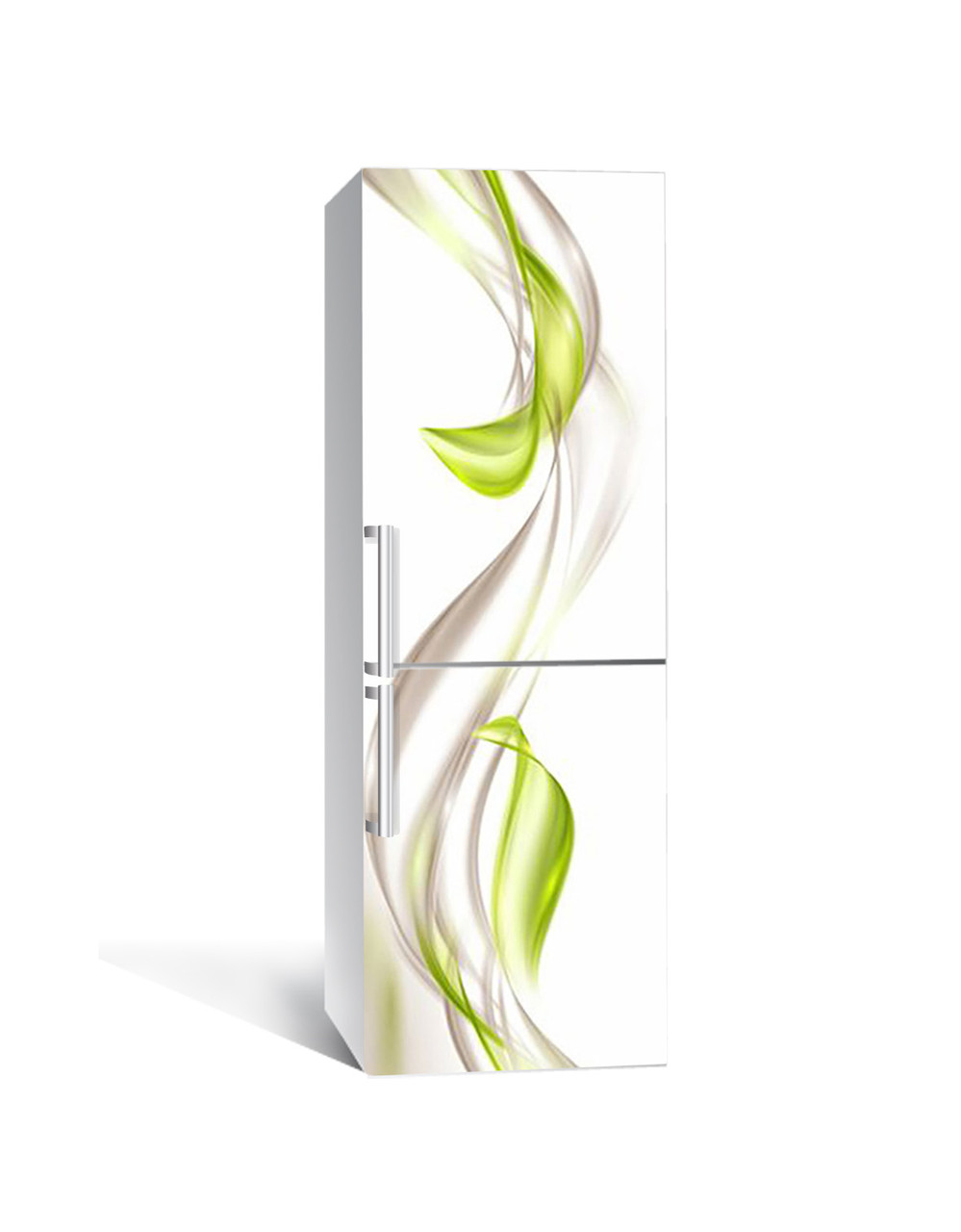 65х200 см Плівка для холодильника, наклейки на холодильник, плівка для кухонних меблів Зелена димка, фото 1