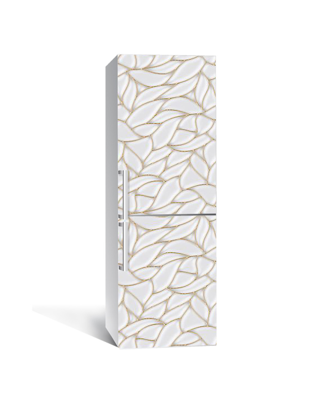 Наліпка на холодильник Сплетіння шовку 60х180 cм декор для обклеювання кухні, фото 1