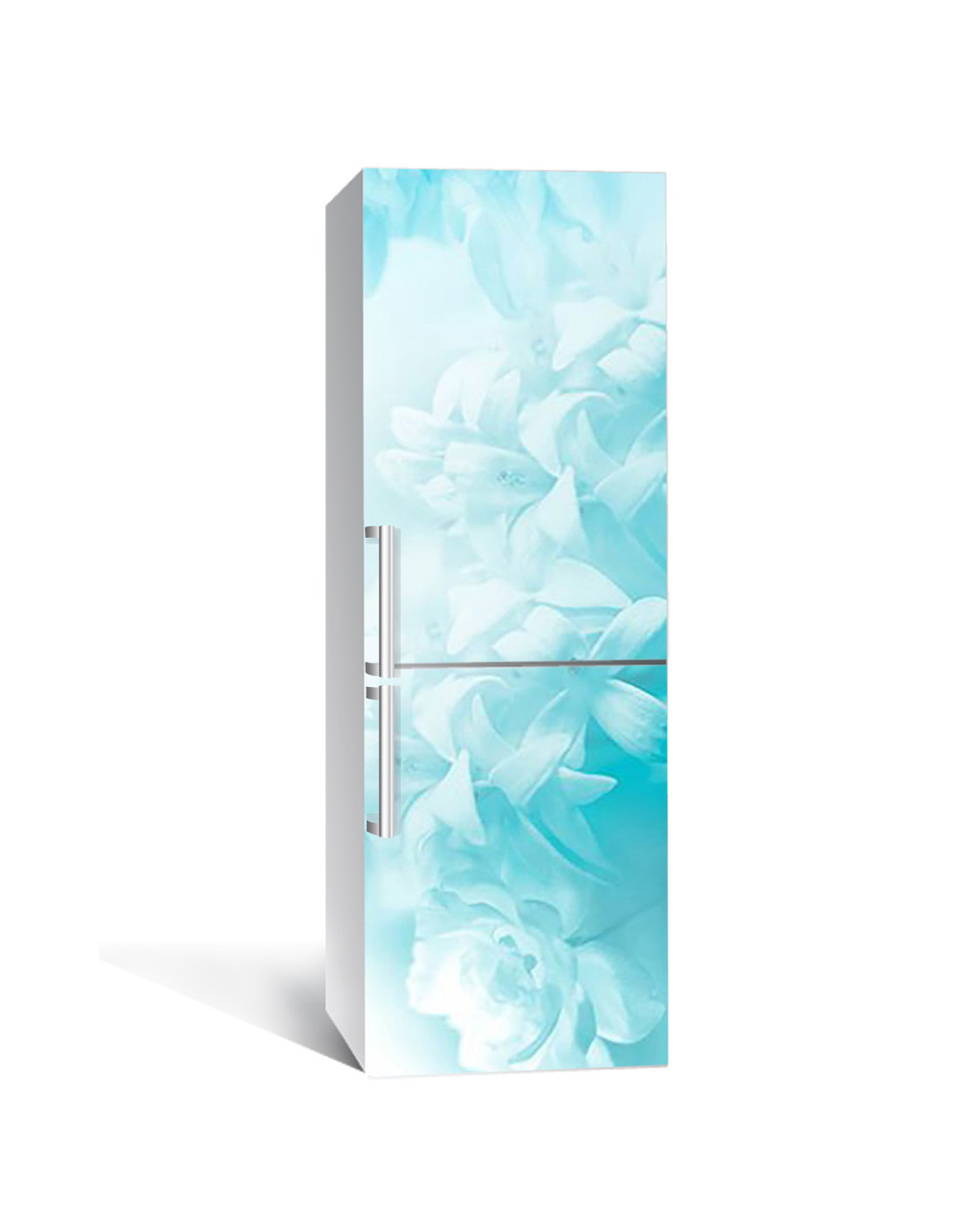 65х200 см Плівка для холодильника, наклейки на холодильник, плівка для кухонних меблів Блакитні чудеса, фото 1