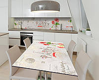 60х120 см Самоклеющаяся пленка для кухонной столешницы, декоративные наклейки, декор кухонного стола, декор на