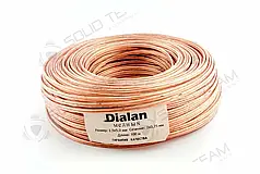 Акустичний кабель Dialan Cu 2x0.75 мм ПВХ (100 м) 002123