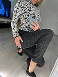 Теплі кашемірові штани на велюре, фото 4