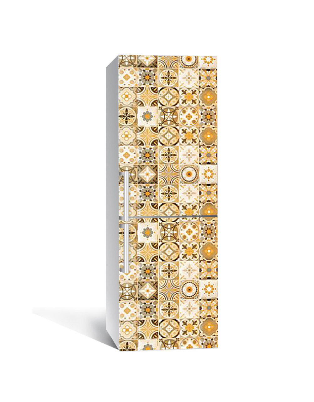 65х200 см Плівка для холодильника, наклейки на холодильник, плівка для кухонних меблів Сонячна азулежу, фото 1