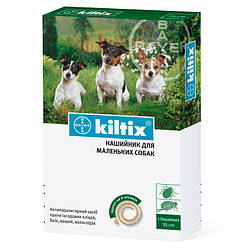 Кілтікс (Kiltix) нашийник від бліх та кліщів для дрібних собак, 35 см.