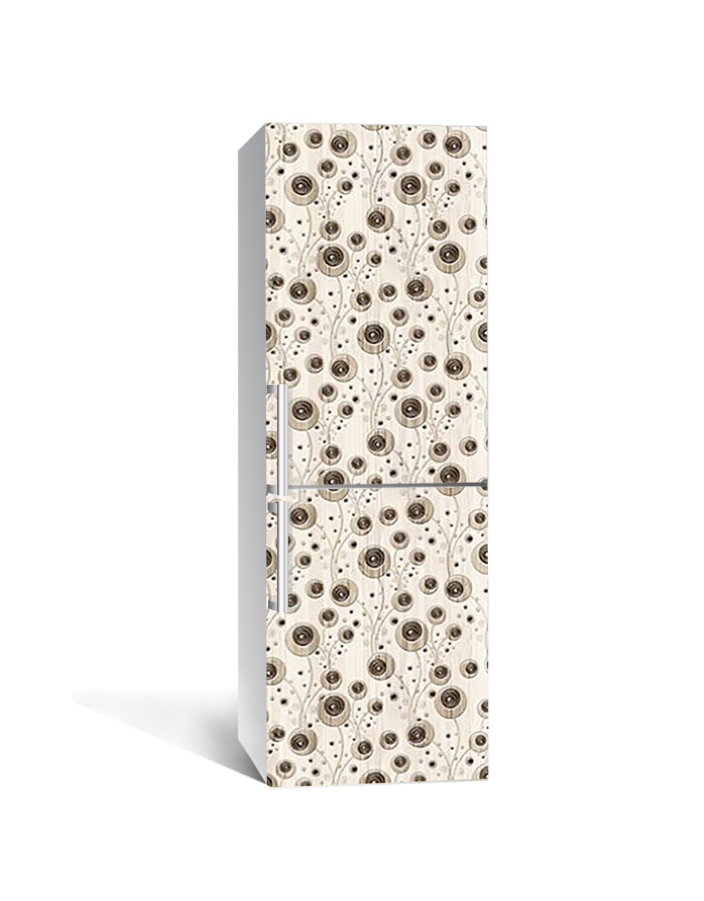 65х200 см Плівка для холодильника, наклейки на холодильник, плівка для кухонних меблів Ягідний вензель, фото 1