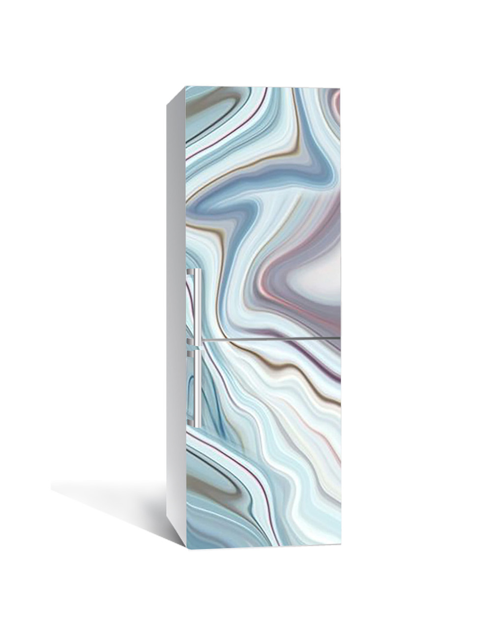 65х200 см Плівка для холодильника, наклейки на холодильник, плівка для кухонних меблів Блакитний халцедон, фото 1