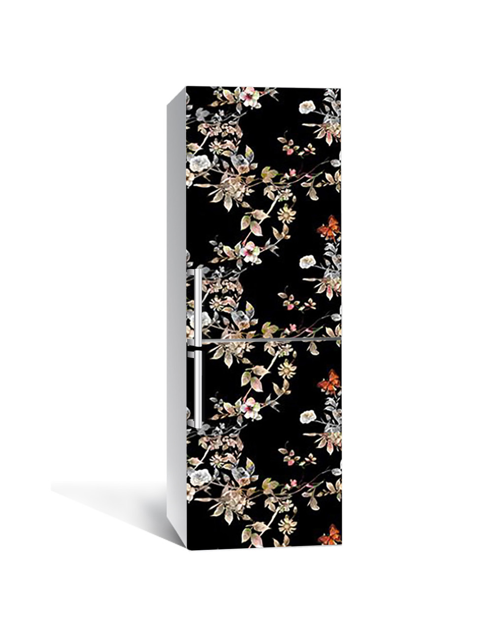 65х200 см Плівка для холодильника, наклейки на холодильник, плівка для кухонних меблів Ніч в саду, фото 1