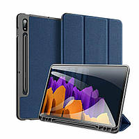 Чехол книжка DUX DUCIS Domo Series для Samsung Galaxy Tab S7 Plus 12.4'' T975 Blue